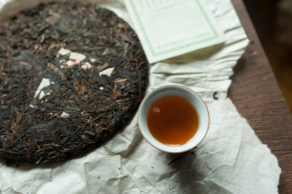 Шэн Пуэр Чжун Ча Зеленое Дерево купить фото