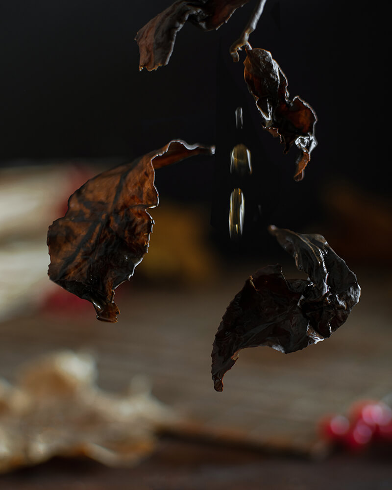 oolong tea leaves