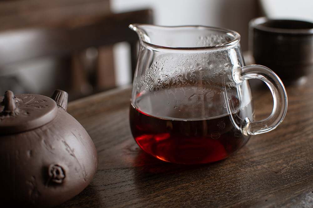 Выдержанный шу из пурпурного сырья купить фото